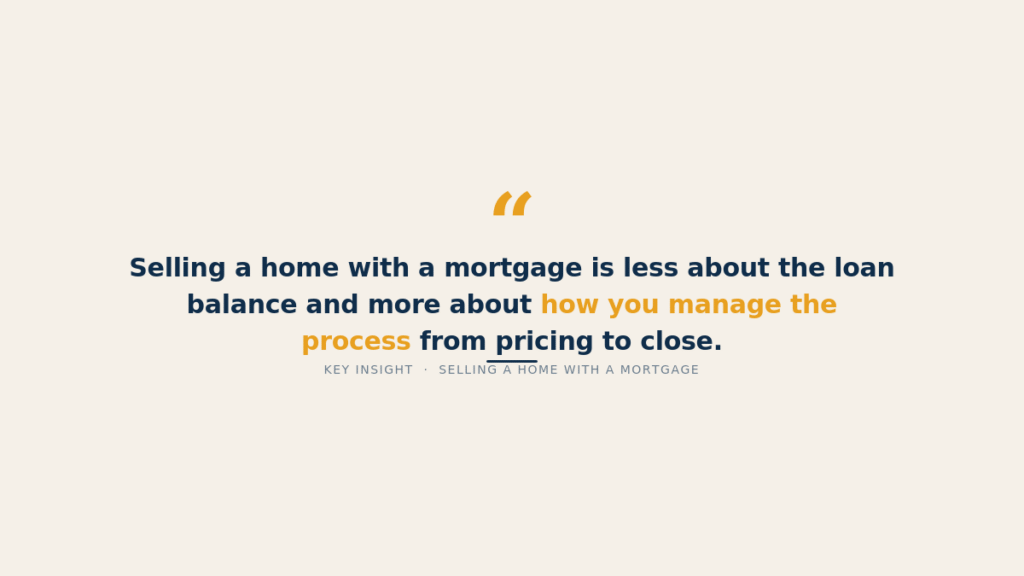 Selling a Home With a Mortgage: What Every Seller Needs to Know 4